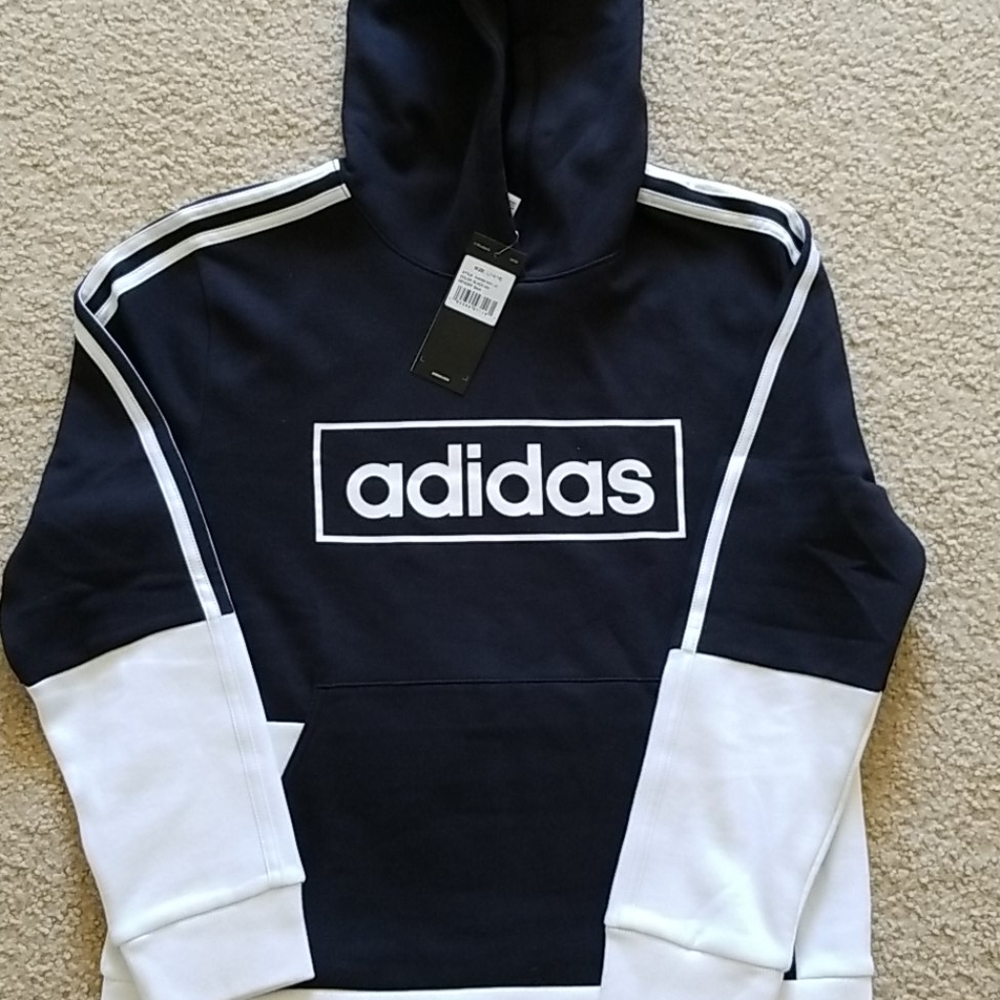 Boys Adidas Hooded Sweatshirt